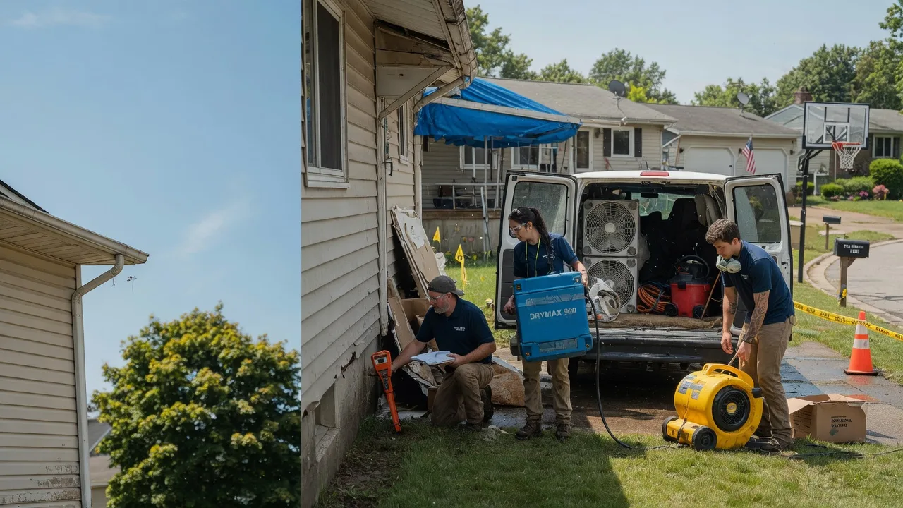 Ceiling Leak Cleanup in Hershey, PA near me
